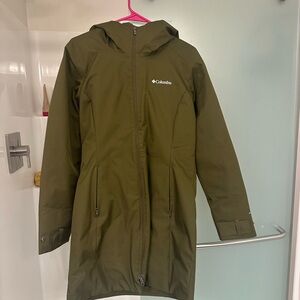 Columbia Olive Green Hooded Jacket